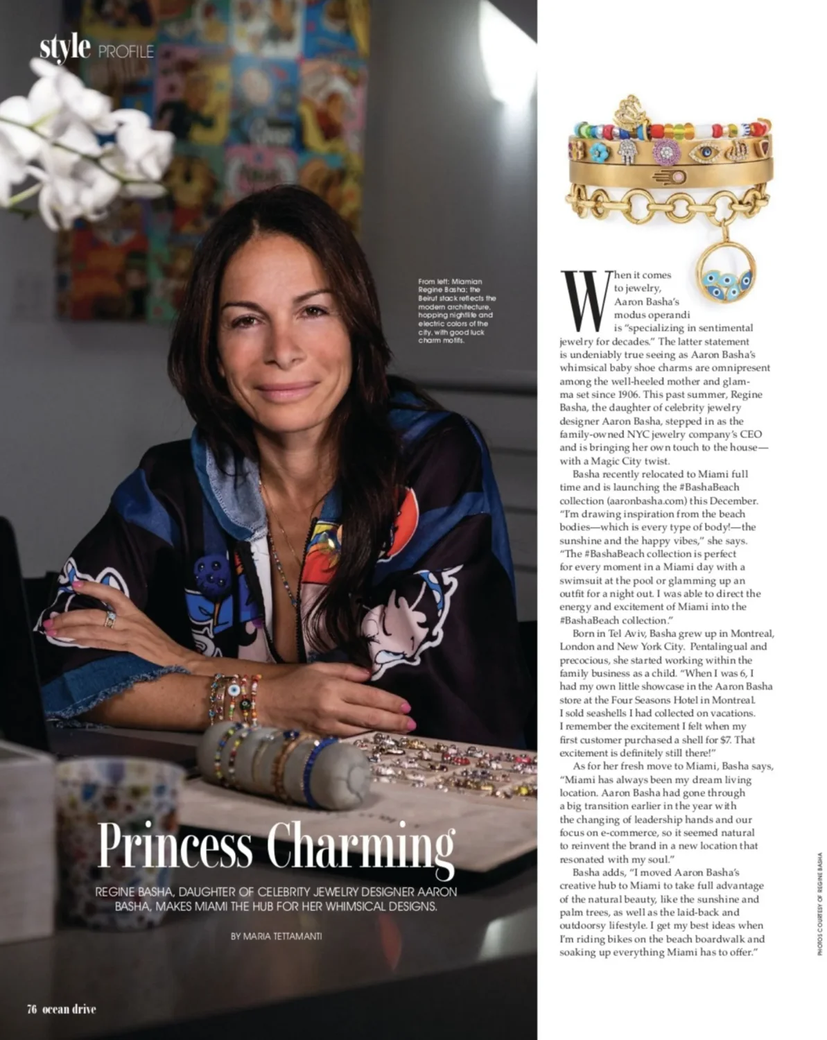 Regine Basha – Ocean Drive Magazine